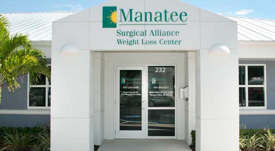 Front entrance of Manatee Weight Loss Center