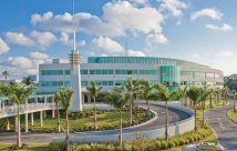 Aerial view of Manatee Memorial Hospital